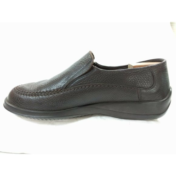 Mephisto Mens Air Jet Brown Pebble Loafers 10 main image 4
